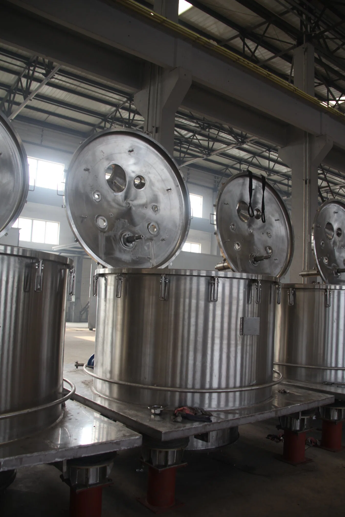 Pd Series Bag Lifting Discharge Flat Plate Filter Coconut Oil Centrifuge Machine