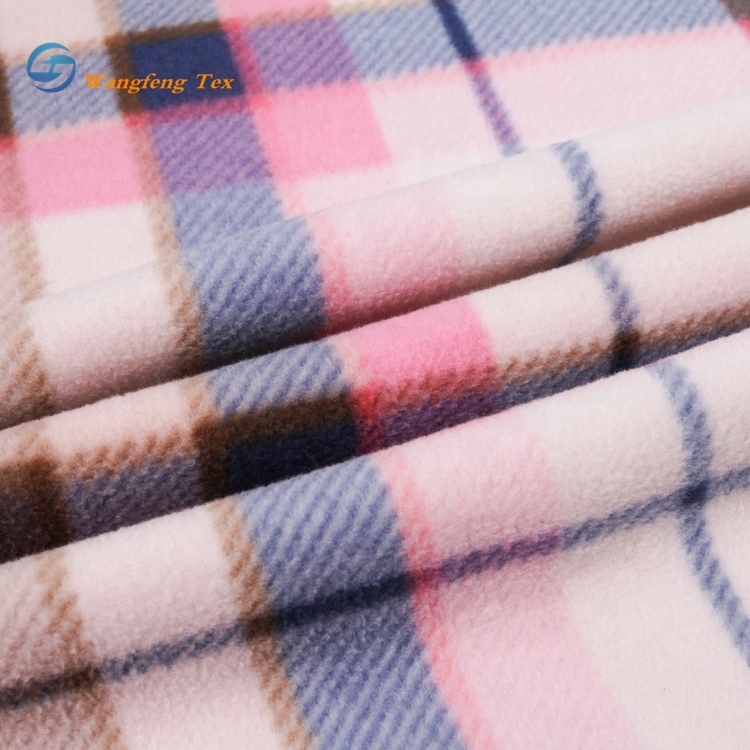 100%Polyester Brushed Polar Fleece Bonding Anti Pilling Fabric for Outer Wear