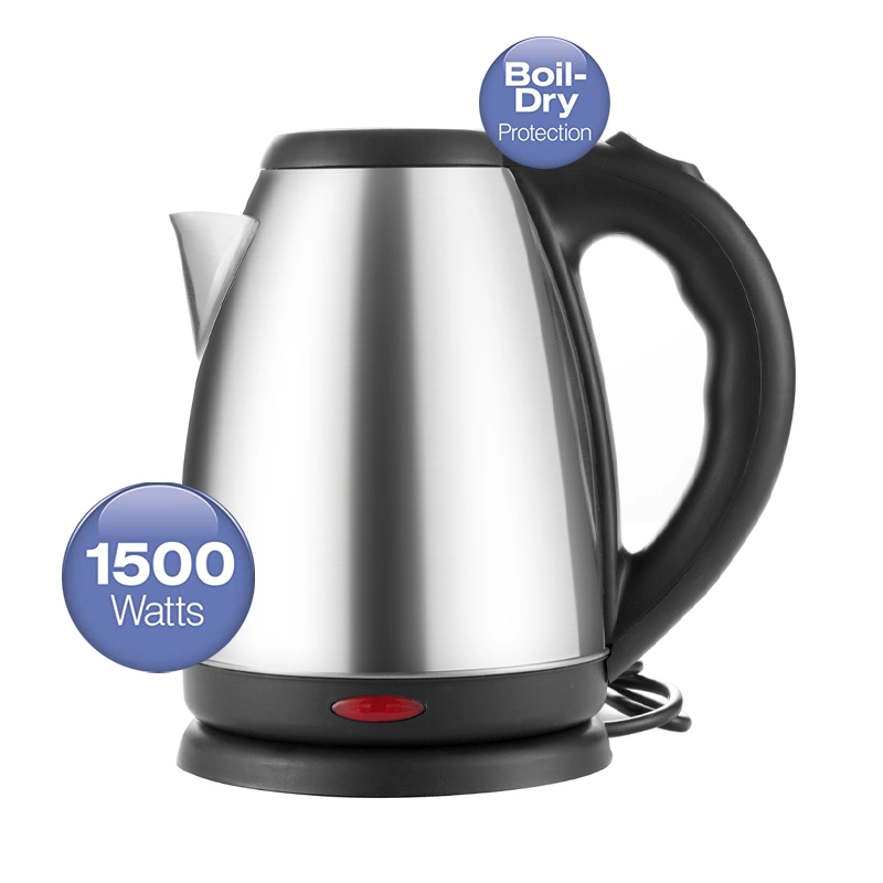 1,8L Wasserkocher Tee Kaffee Borosilikatglas 1500W Tragbarer Haushalt Geräte Wasserkocher für Hotel Family Trip Wasserkocher Topf