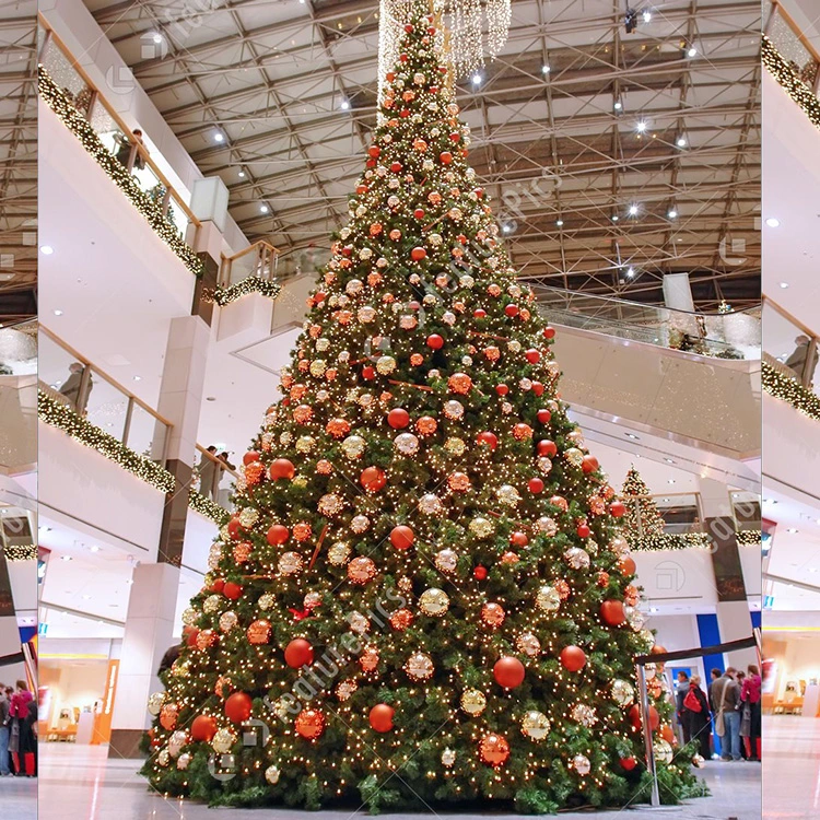 6m 8m 10m 15m 20m Giant Christmas Tree with LED Light Christmas Ball