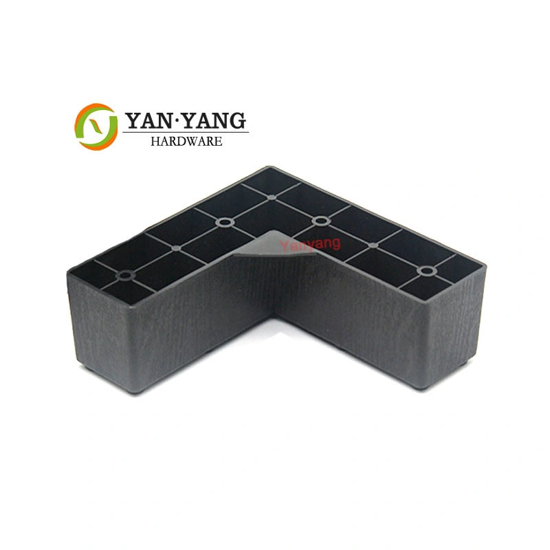 Yanyang Factory Sale Round Tube Plastic Furniture Leg Fittings Strong Support Sofa Feet