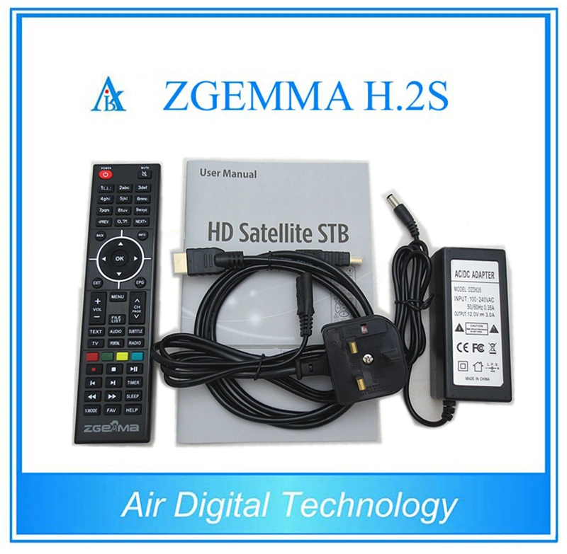Zgemma H. 2s Set Top Box Linux Operating System Twin DVB-S2 Tuner