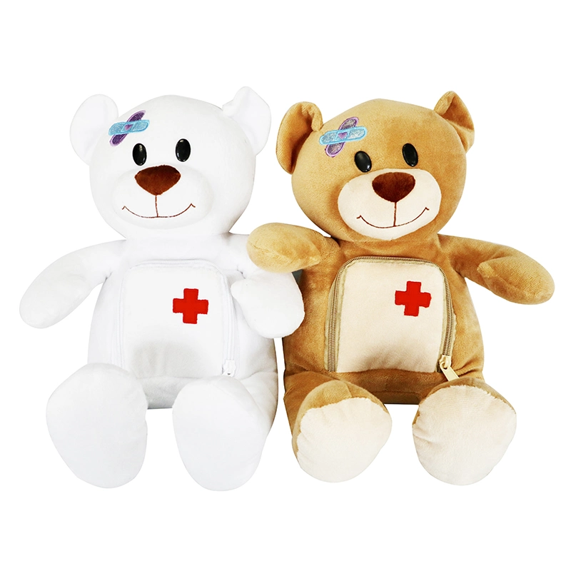 Custom Teddy Bear Design 37PCS Child Use Kids First Aid Kit