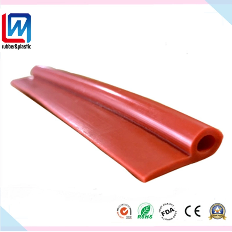 P Shape Silicone Rubber Sealing Strip Extrusion for Oven