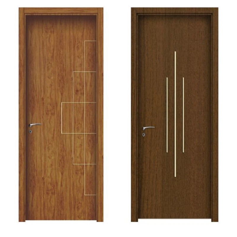 Waterproof Eco-Friendly Wooden MDF PVC Door Soundproof Bedroom Door