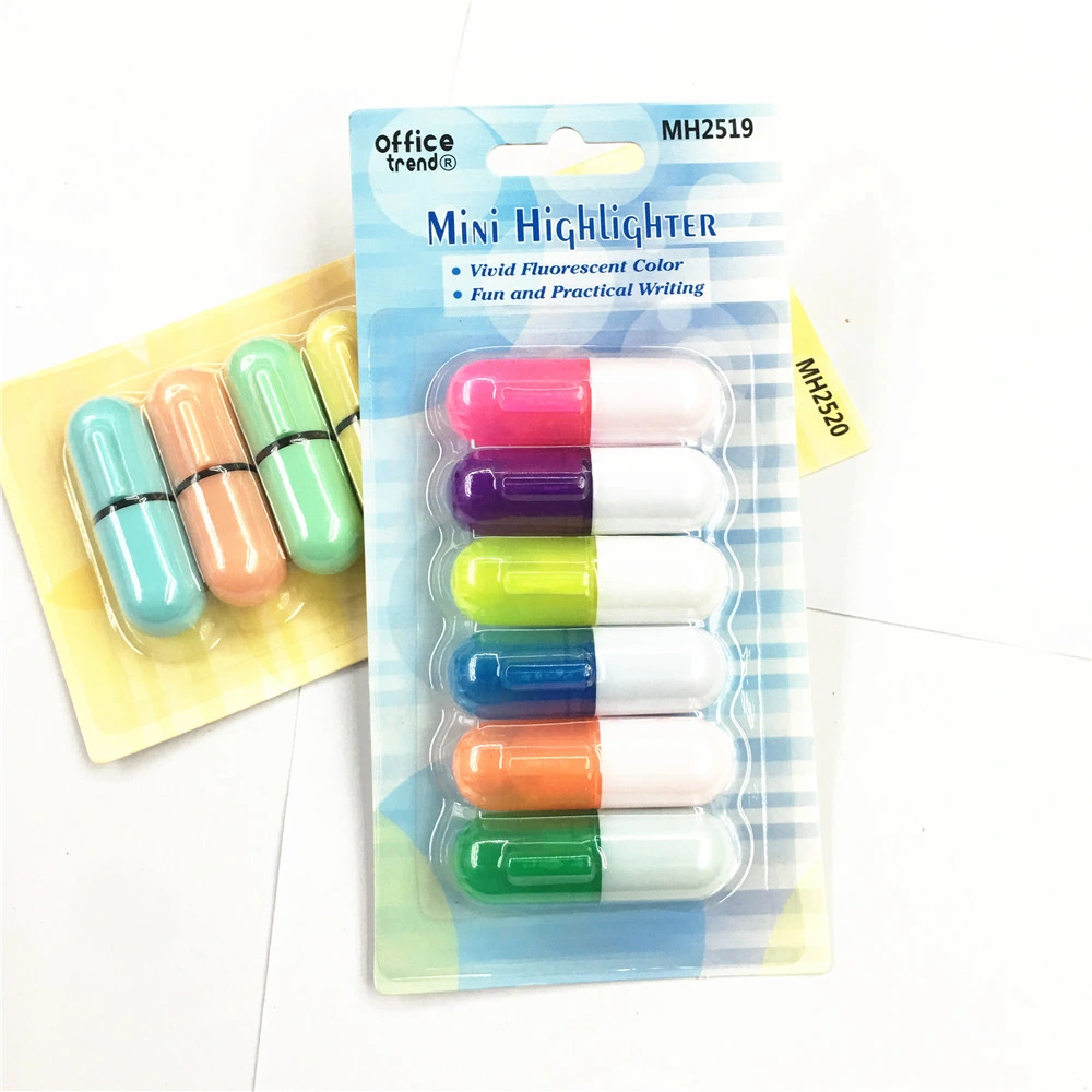 Muliti Farbe Funny Geschenk Textmarker Stift Schreibwaren Set