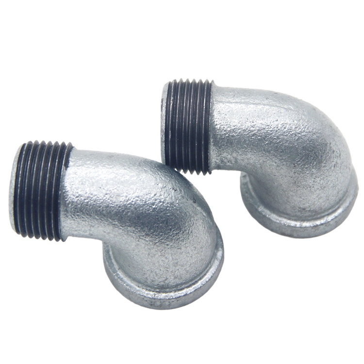 Reducing Elbows Gi Hot Dipped Galvanized Iron Pipe Fittings in Banded or Beaded of BS\DIN Threads Used for Plumbing Connection