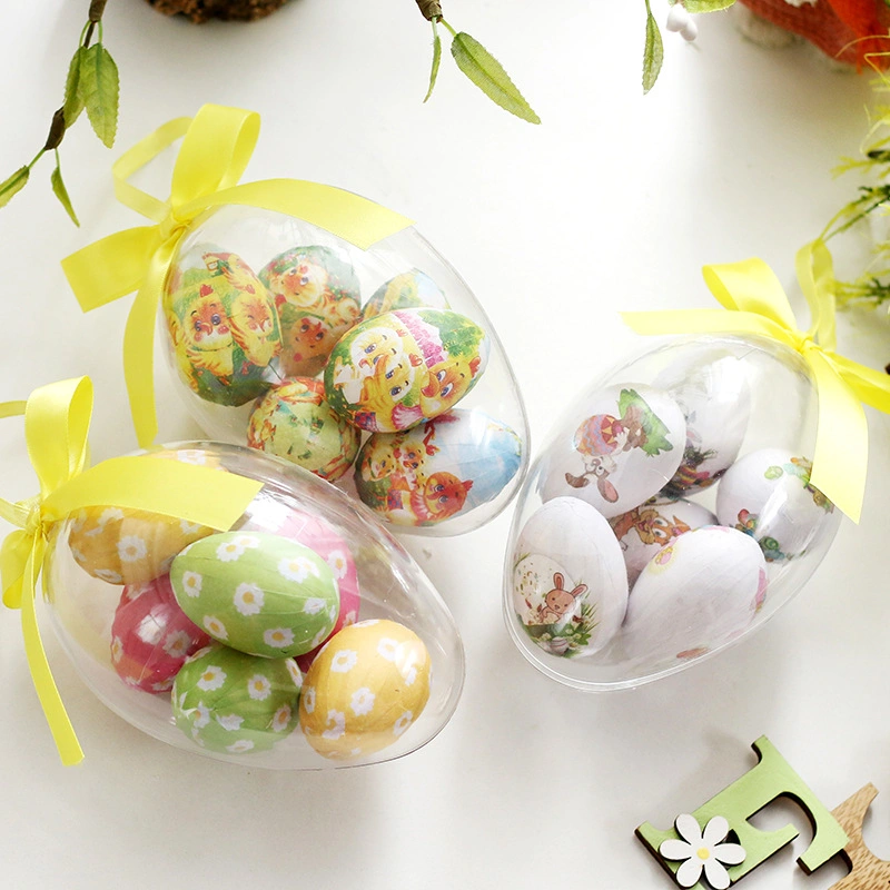 Easter Egg Packing Gift Chocolate Box Party Decoration Candy Bag Plastic Egg Foam DIY Crafts