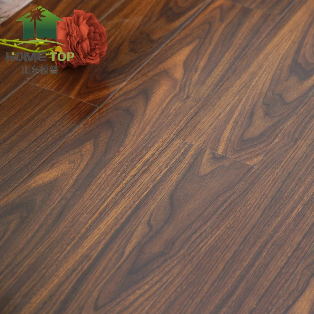 Pisos efecto de aspecto de madera Laminados Parquet HDF 8mm 12mm AC4 AC5 clase 33 Pisos laminados a prueba de raspadura a prueba de agua Venta