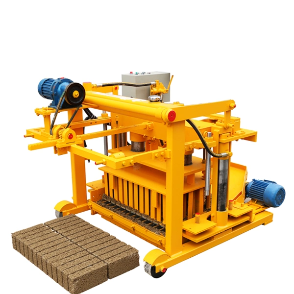 Mobile Block Machine Hollow Block Making Machine Qt40-3A Concrete Egg Layer Solid Brick Machine Cheap Price