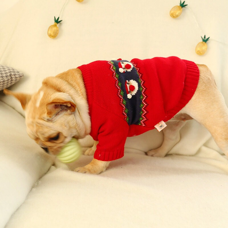 Santa Claus New Year Festive Red Sweater