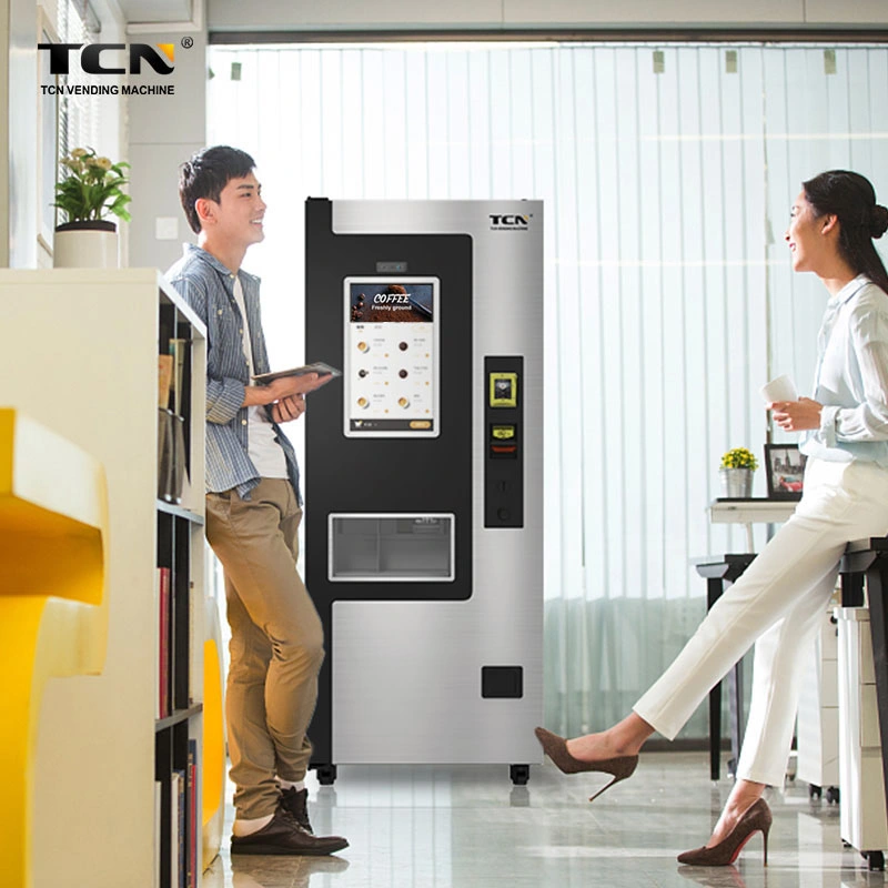 Tcn Combo máquina expendedora de café de máquina expendedora de bebidas y tapas para la venta