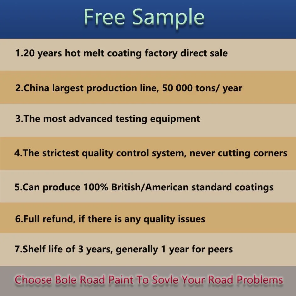 High quality/High cost performance Thermoplastic Double Yellow Road Line Marking Paint