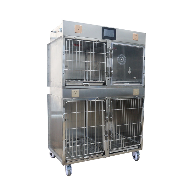 Competive Price Wholesale/Supplier Pet Supplies Veterinary Stainless Steel Animal Cages Stainless Steel Wire Pet Cage Outdoor Metal