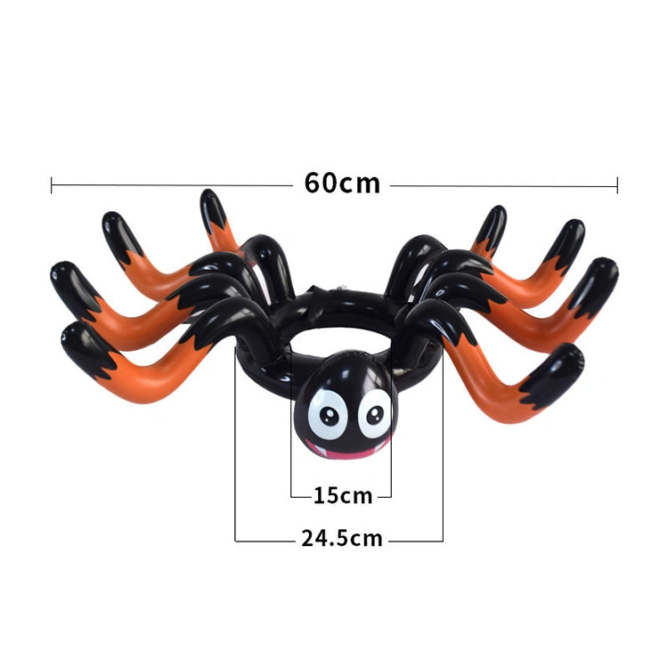 Interior al aire libre Halloween regalos Inflatable anillo de araña Toss Juego