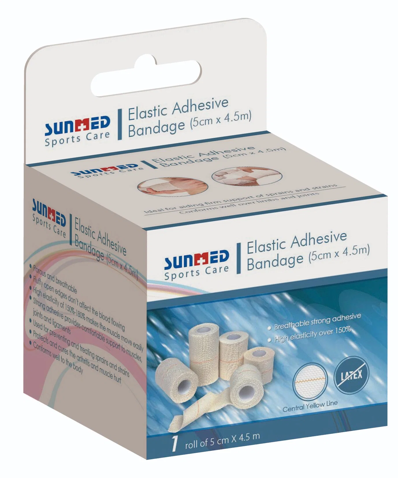 Cotton Sports Eab Elastoplast Elastic Adhesive Bandage