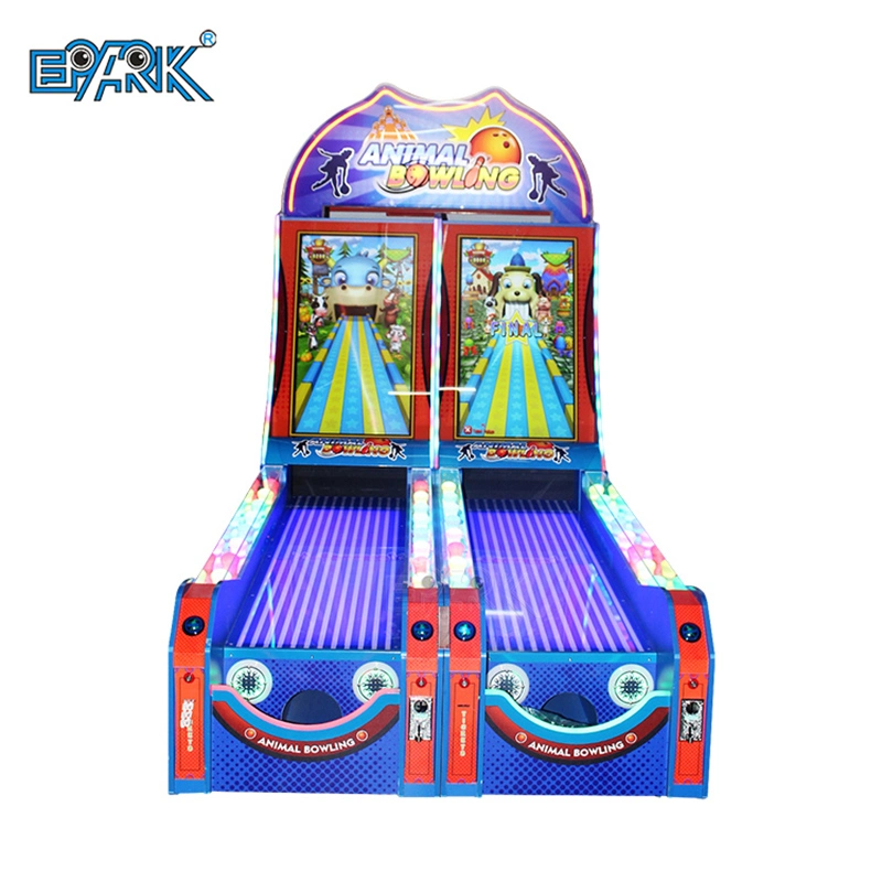 Animal Deportes máquina de juego Doble jugador Bowling Animal Arcade Simulador Juego