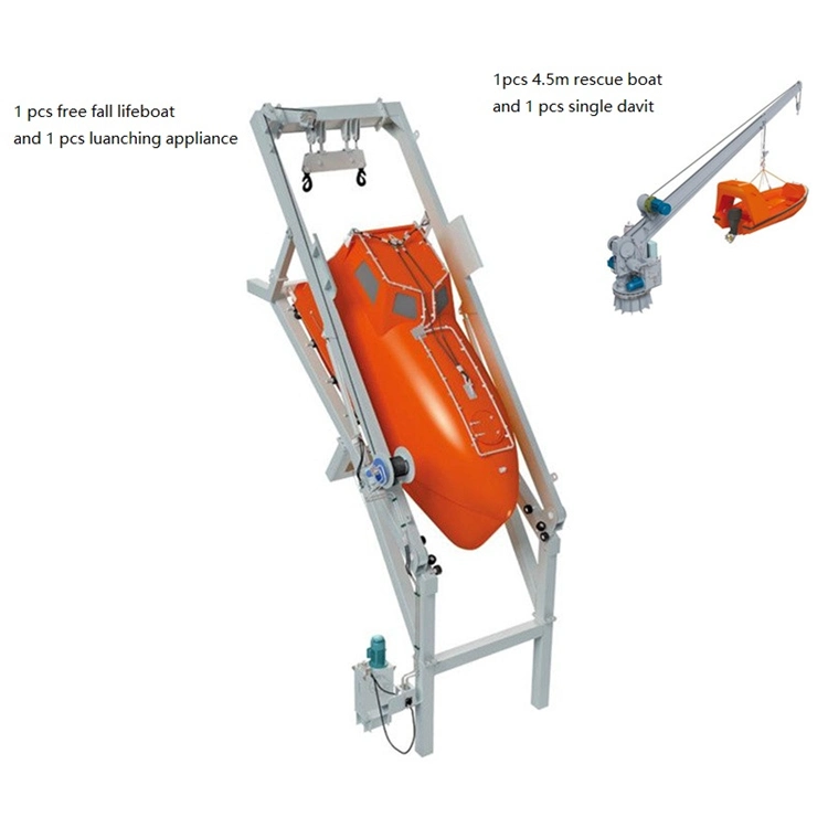 Tempsc Totally Enclosed Motor-Propelled Survival Craft with Davit