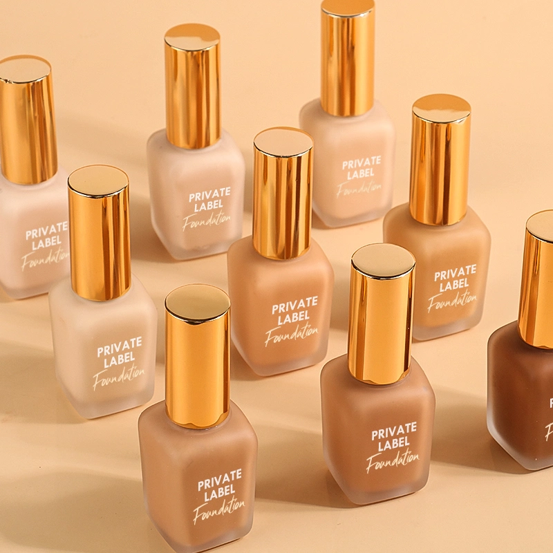 Liquid Foundation OEM Kundenspezifisches Logo Kosmetische Herstellung Make-up Foundation