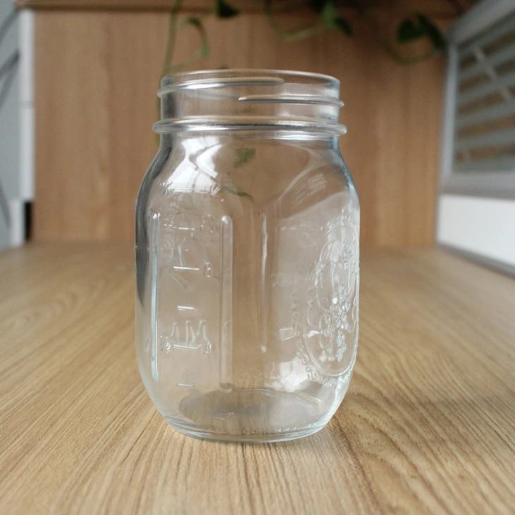 Wholesale/Supplier 16 Oz. Glass Mason Jars with Gold Lid