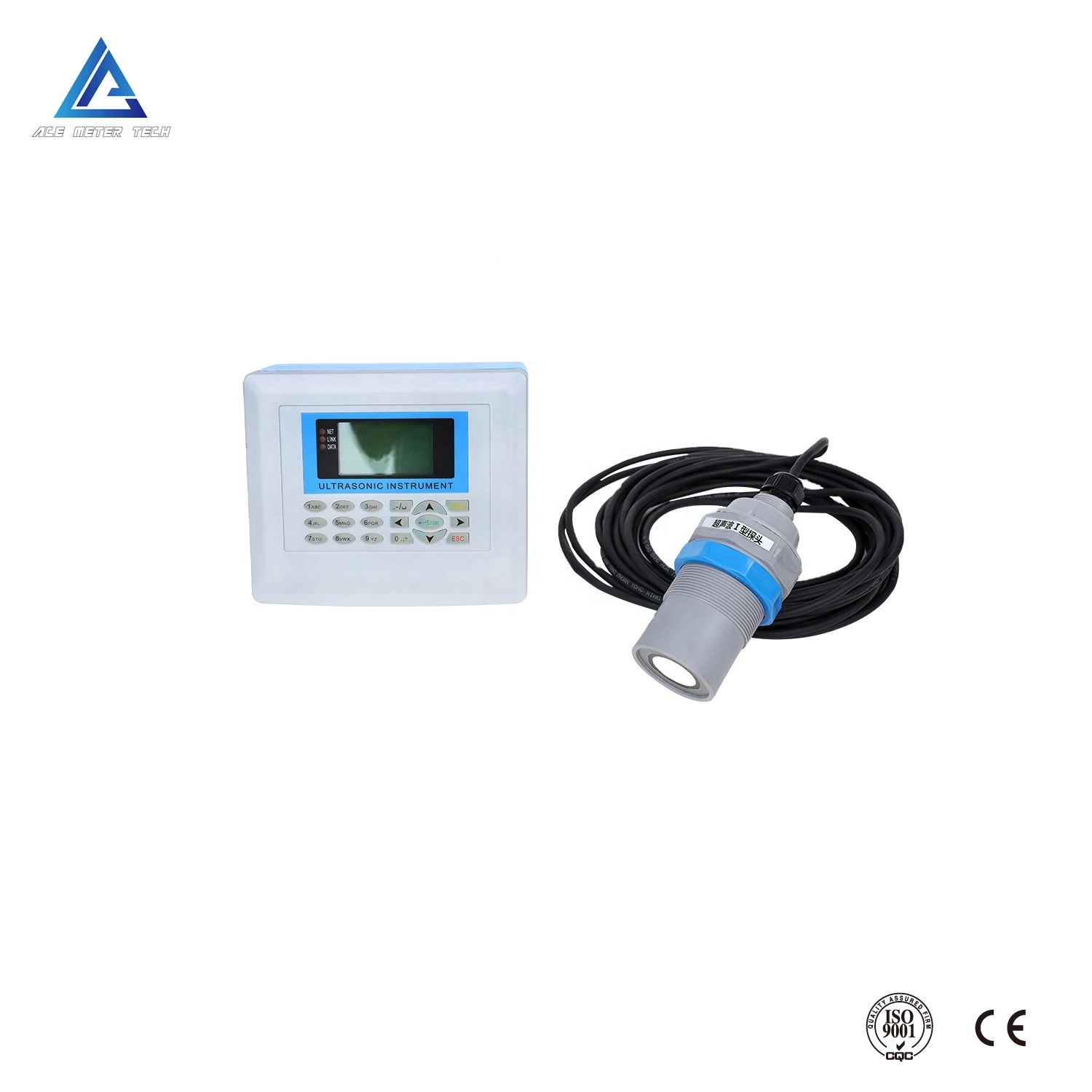 Digial Display 24VDC Ultrasonic Water Level Meter Ultrasonic Water Level Sensor