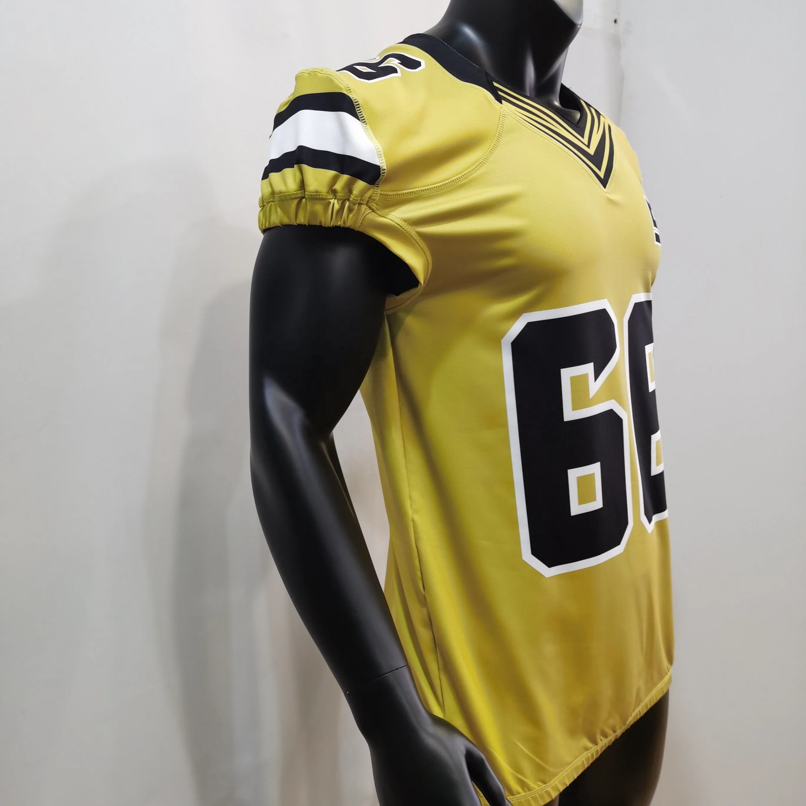 Sdry Fit Sport Fitness Design personnalisé logo Sublimation Printing Jerseys Tenues de football américain