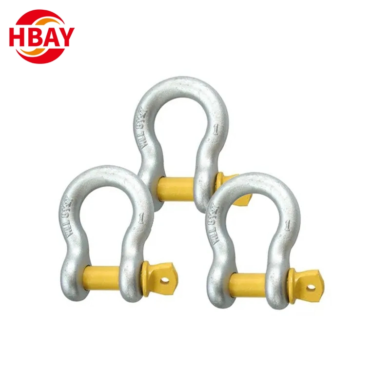 Colour Coated G209 Best Price Lifting Anchor Marine Rigging Bow Shackle