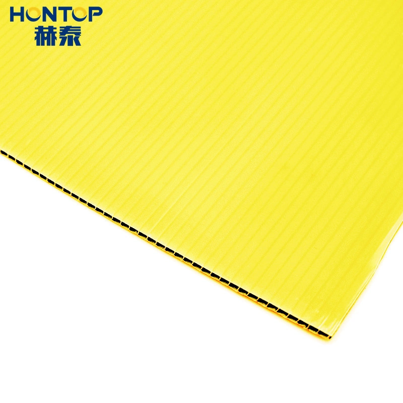 Polypropylène Hollow Sheet Vente Directe Boîte Pliante Personnalisable Panneau en PP Nid d'Abeille Ondulé à Double Paroi en Plastique