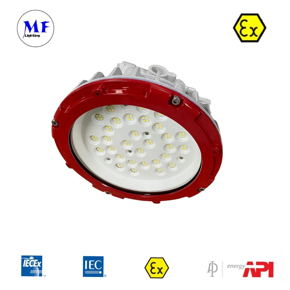 Factory Price 80W Zone 1 Zone 2 Atex Certified LNG Gas Station Oil Industry Light Ocean Platform Light Chemical Plant Explosion Proof Light