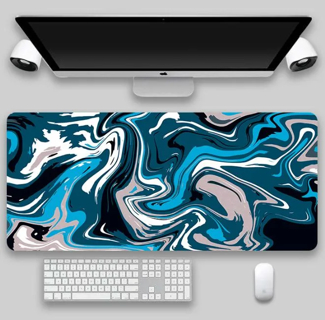 Custom Printing Large Size Abstract Pattern Rubber Non Slip Gaming Mouse Pad