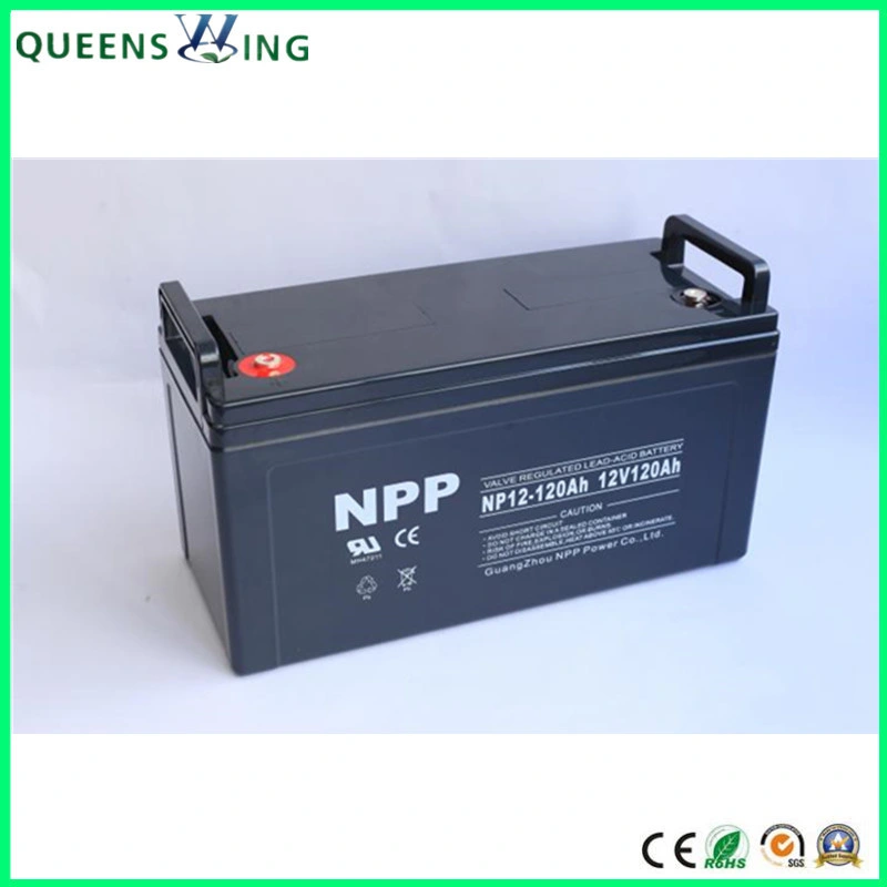 12V 120ah Valve Regulated Deep Cycle Lead-Acid Solar Battery (QW-BV120AH)