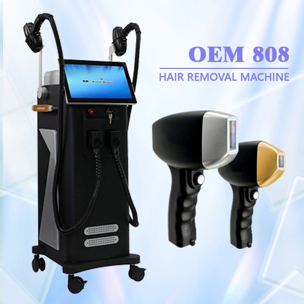 Km Low Price 810 808nm Ice Diodo Trio 3 Wave Diode Laser 810nm Depilation 808 Nm Hair Removal 4 Waves Titanium laser Medical Machine