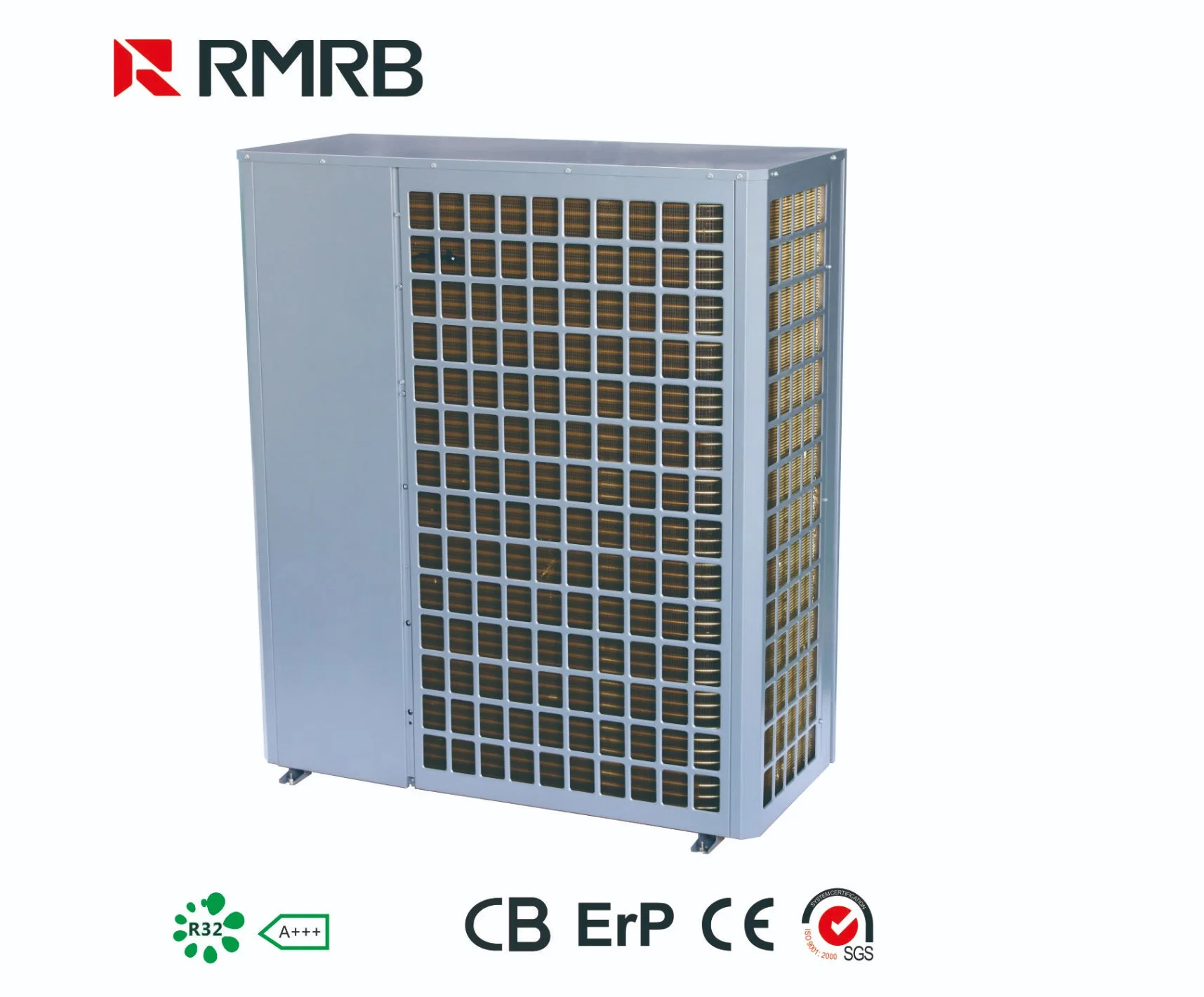 R32 Bomba de calor calefacción doméstica de entrada de alimentación bomba 4.5-10.5kw con bomba de calor del controlador de Wi-Fi, 380V-415V 50Hz