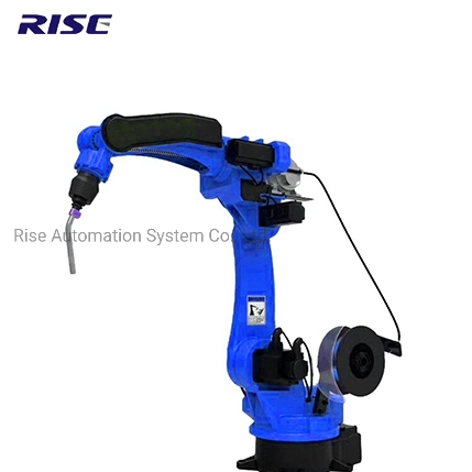 Brazo robótico de soldadura automática rentable brazo industrial de 6 ejes Marco de ventana silla bicicleta de soldadura Robot