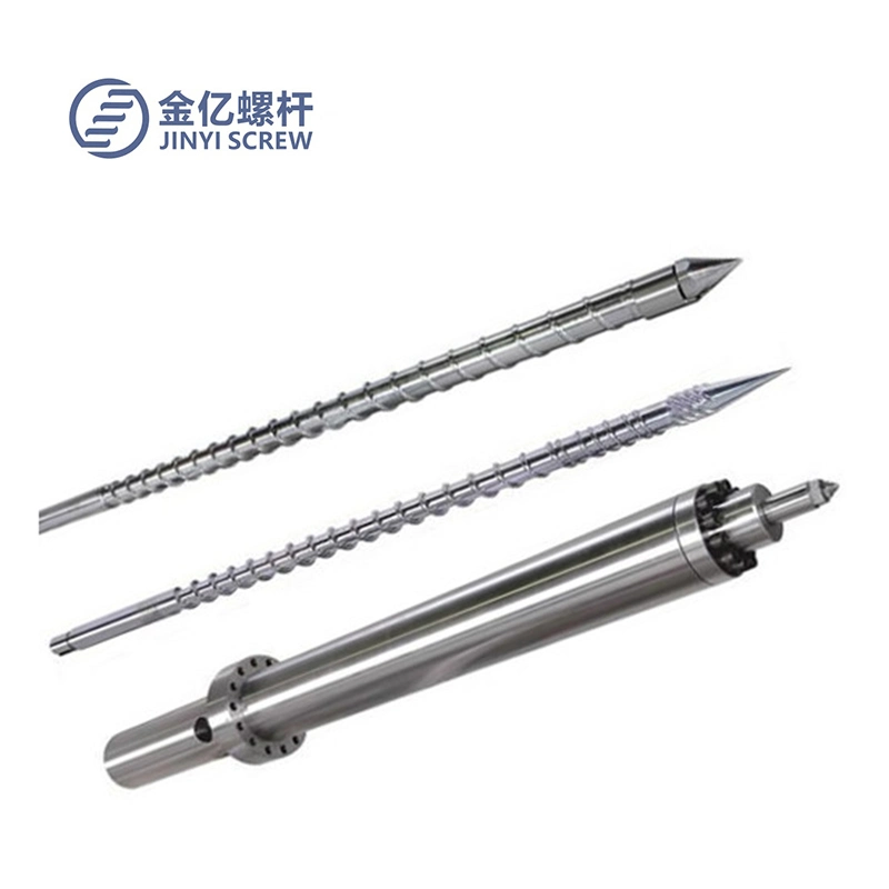 Jwell-Nitrided Spray Bimetallic Coating 38crmoala Alloy-Steel PE PP HDPE LDPE Extruder Screw Barrel for Blow Film & Cast Film, Sheet Plate Pipe Extrusion