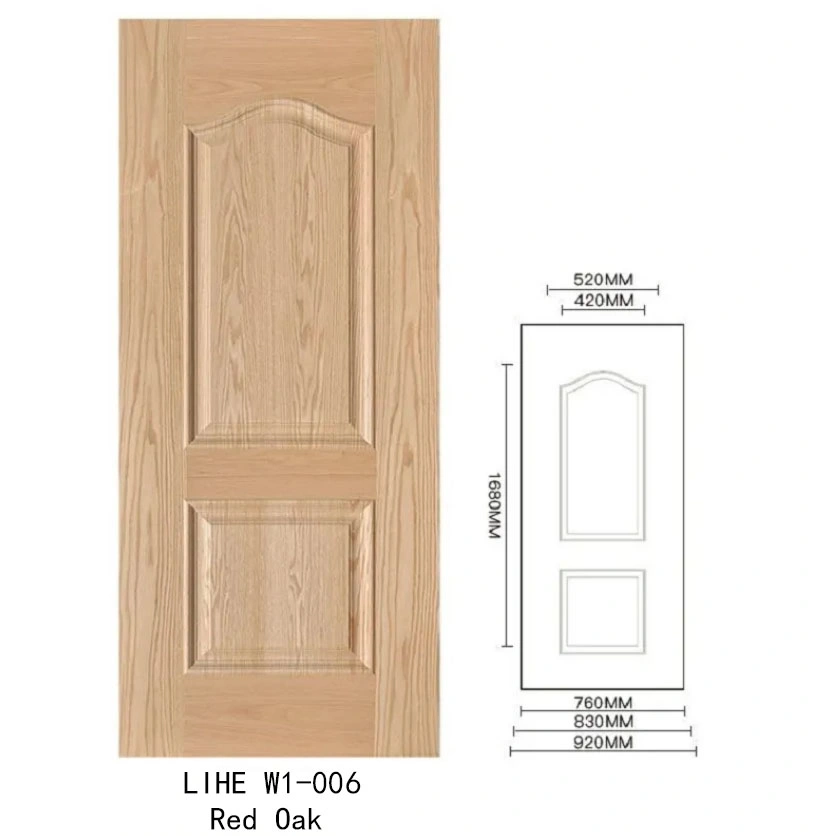 Molding Veneer Door Panel Home Wooden Skin for Entrance Decoration