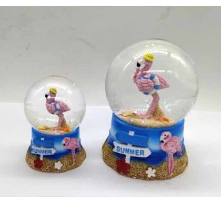 Custom Resin Summer Beach Snow Globe Sea Turtle Tourist Souvenirs Snowball