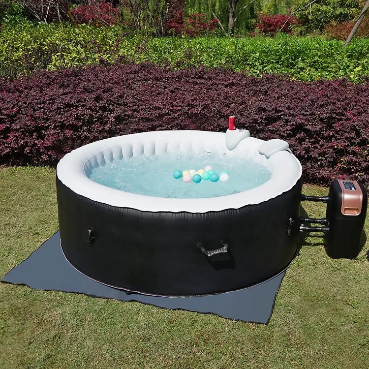 Outdoor and Indoor Hot SPA Tubs Inflatable SPA Tub for 6 Person Pool Whirlpool Massage SPA