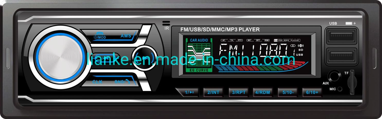 Неподвижная панель FM Bluetooth USB с двойной Автомобильный MP3