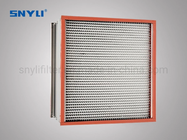 Multi-Pleat Ht High Efficiency Extended Surface Air Filters for High Temperature Applications