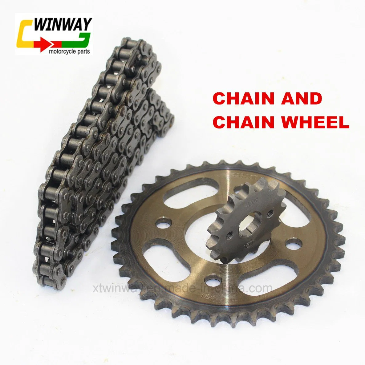 Cg125 428h Bush Chain Motorcycle Parts with Chain Wheels