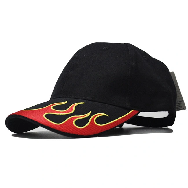 Custom Flat 3D Ebroidery Logo Baseball Cap Sport Hat