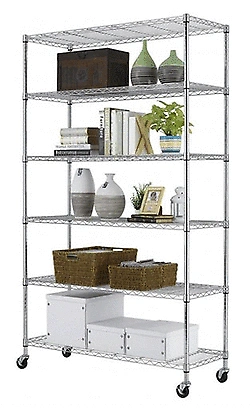 Steel Clothes Exhibition Floor Wire Grid Metal Universal Product Wine Display Shelf Rack