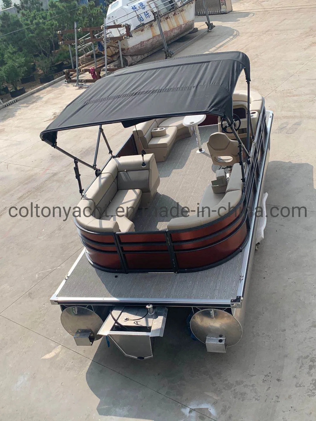 Aluminum Pontoon Boat and Motor Boat for Sale