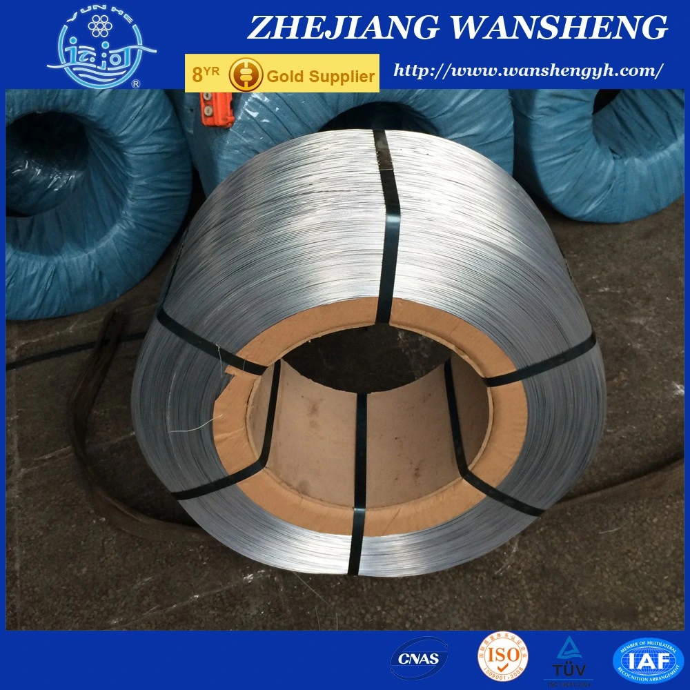 Z2 Packing High Carbon Electric Galvanized Flexible Steel Wire 0.8 mm 1.0 mm 1.2 mm for Hose / Duct