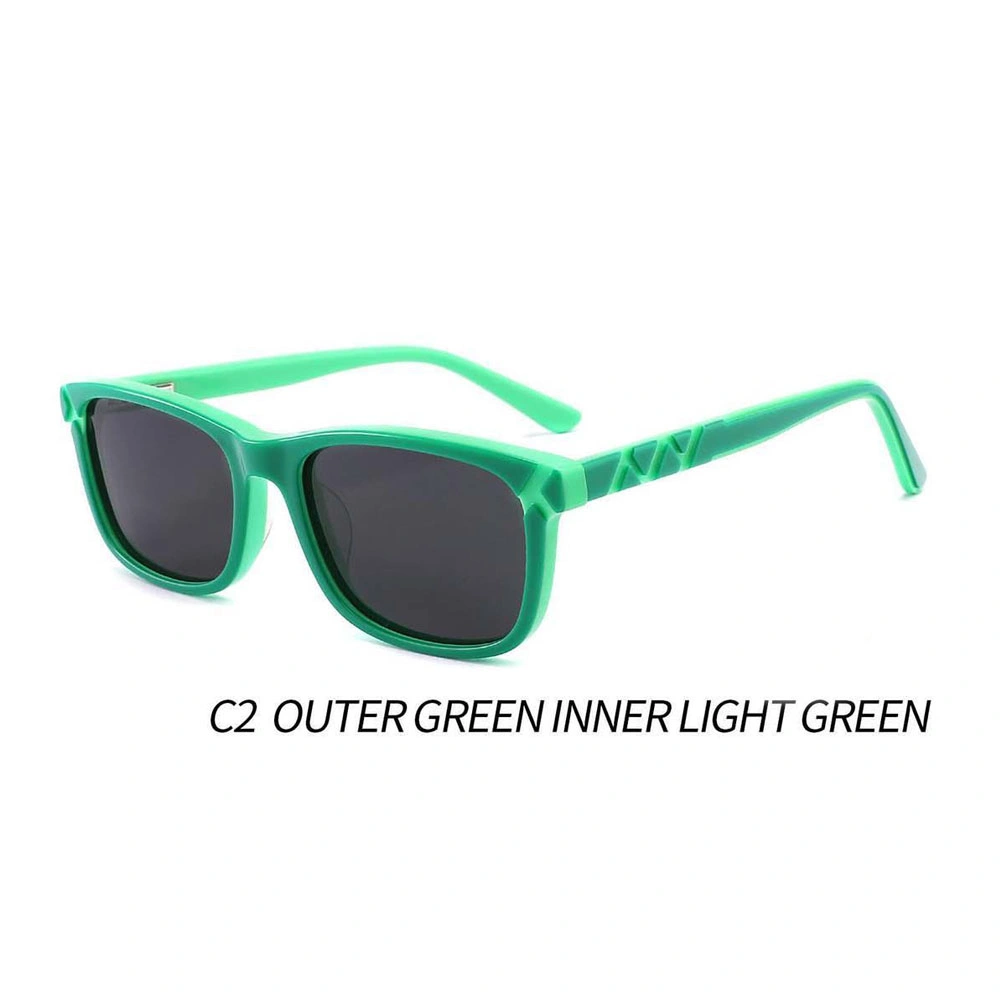 Cute Wholesale Designer Child Round Acetate Sunglasses Outside Sports Shades UV400 Retro Gifts Summer Kids Sunglasses