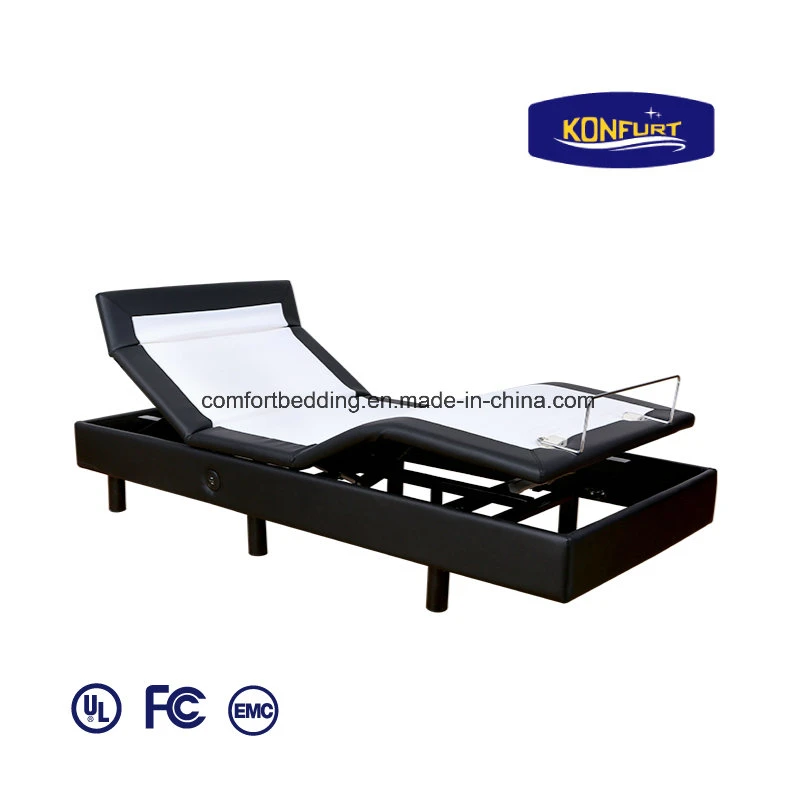 Furniture Style Luxury Power Electric Adjustable Bed for Elderly Adjustable Base Frame with Massage