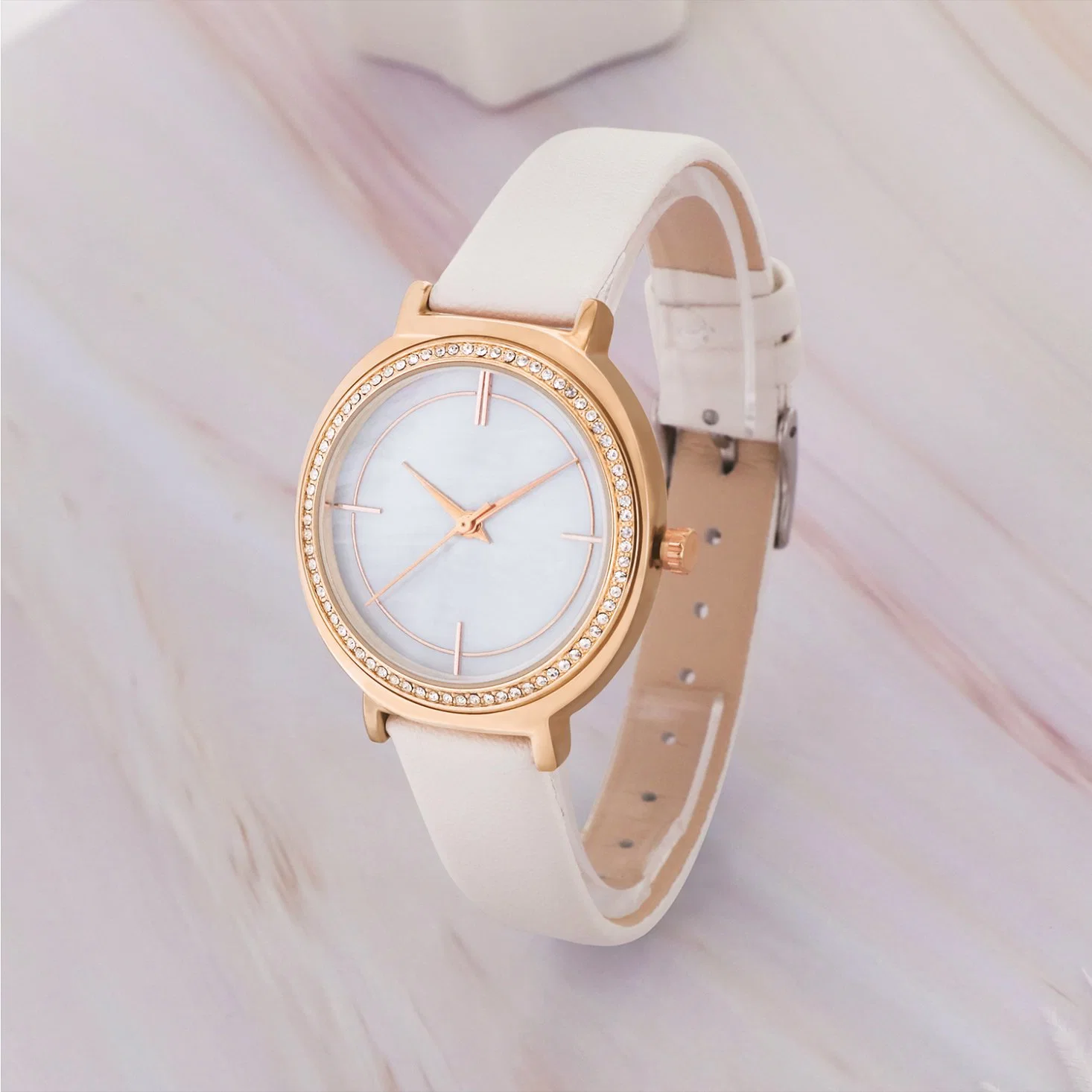 Decoration Stainless Steel Gold Silver Jewelry Bracelet Fashion Watches Wholesale/Supplier Custom Logo Lady Watch