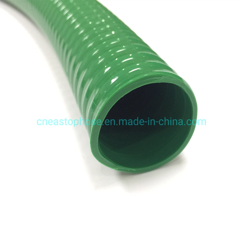 High Pressure PVC Helix Suction Hose Wit Flat Surface