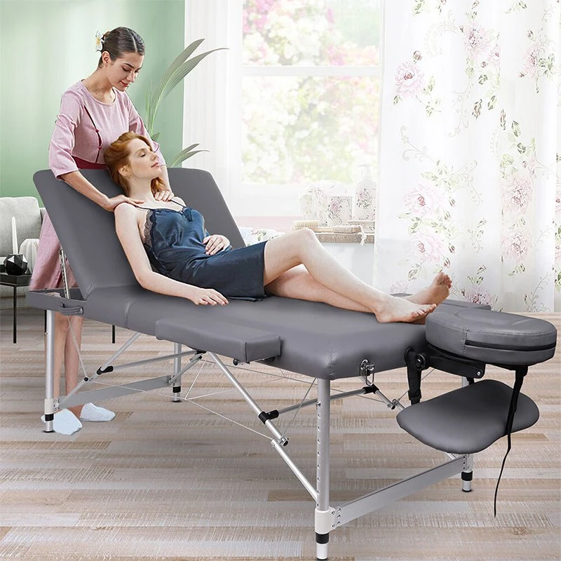 Salon de beauté ensemble de meubles Hôpital hauteur de levage massage Table facial Lit SPA